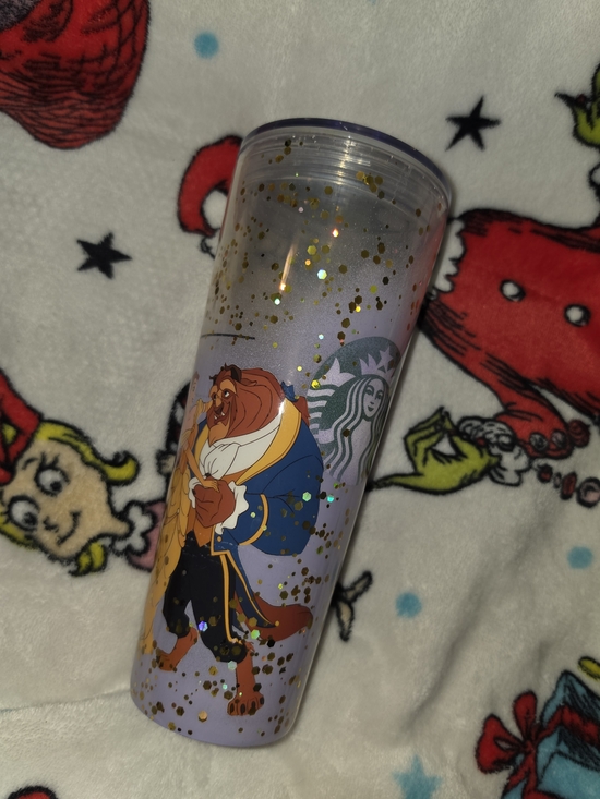 Starbucks Other - Starbucks Custom Beauty and the Beast Cup